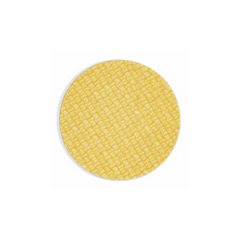 Large Circle Rattan Weave Glass Platter