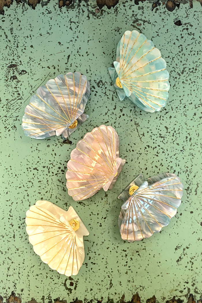 Large Seashell Hair Claw