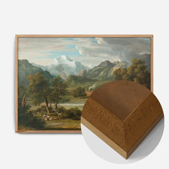 21x30cm | 8¼ x 11¾in / Oak Wood Frame