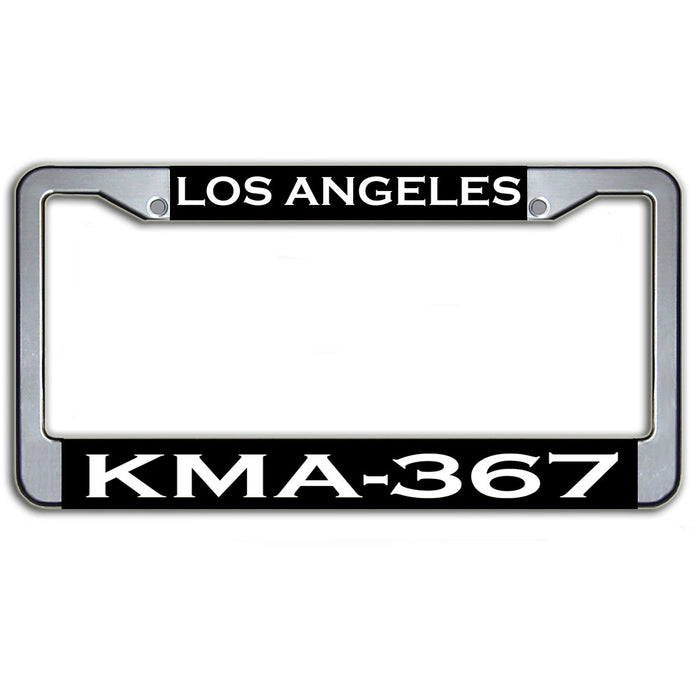 Los Angeles Police Dept. Call Sign KMA-367 License Plate Frame