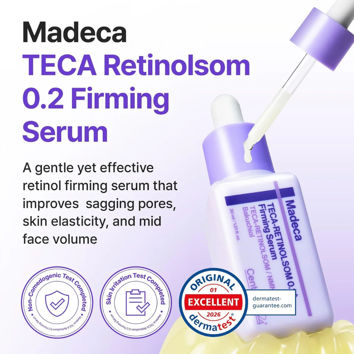 Centellian24 Madeca TECA Retinol-Zome 0.2+ Firming Serum Nudie Glow Australia