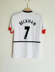 MANCHESTER UNITED 2002-03 AWAY KIT BECKHAM