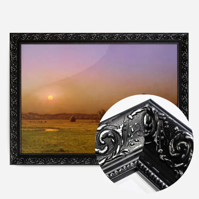 21x30cm | 8¼ x 11¾in / Black Ornate Frame