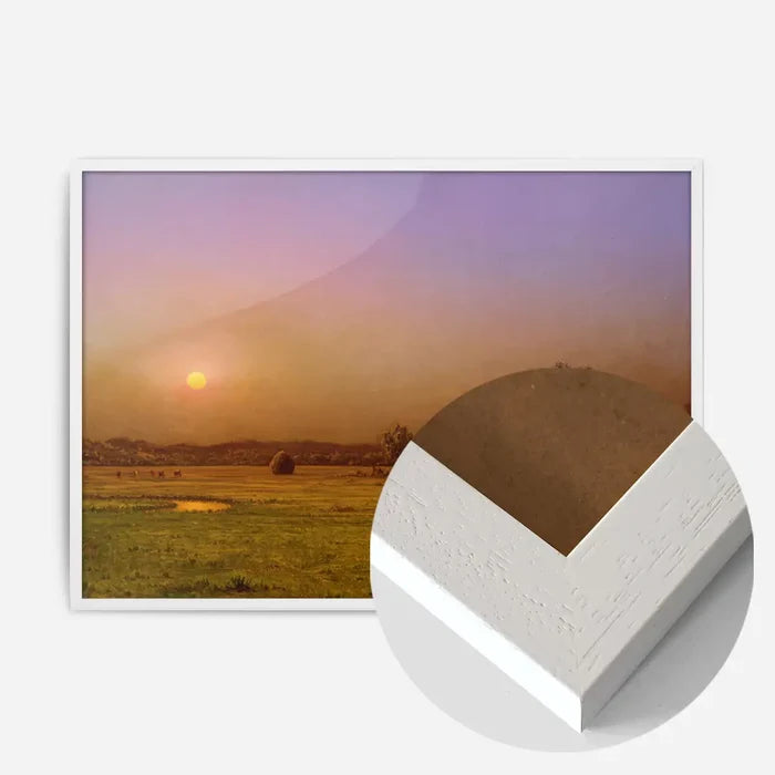 21x30cm | 8¼ x 11¾in / White Wood Frame