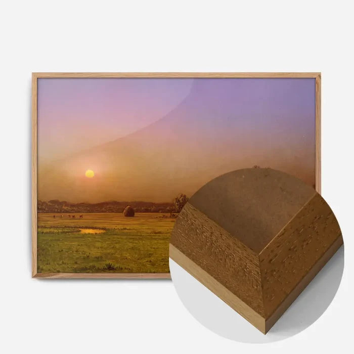 21x30cm | 8¼ x 11¾in / Oak Wood Frame