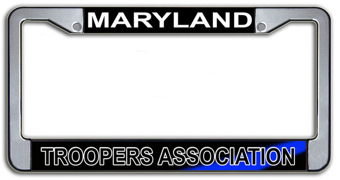 Maryland Troopers Association License Plate Frame