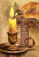 Memorial Candle Card