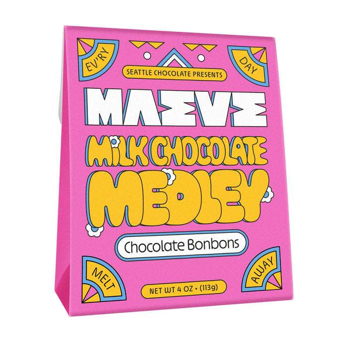 Milk Chocolate Medley Bonbon Box - 4oz