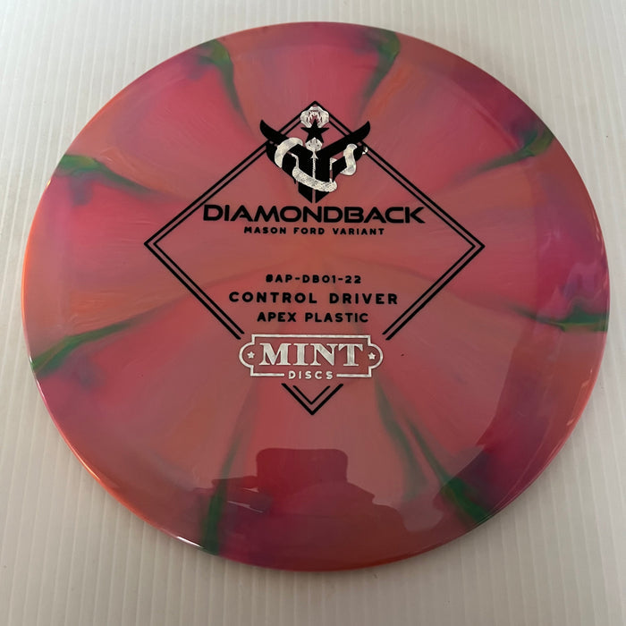 Swirly Pink & Green/Silver Holo Shatter & Black Stamps/172g