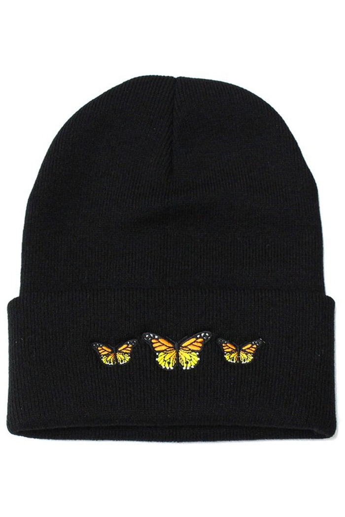 Monarch Butterfly Beanie