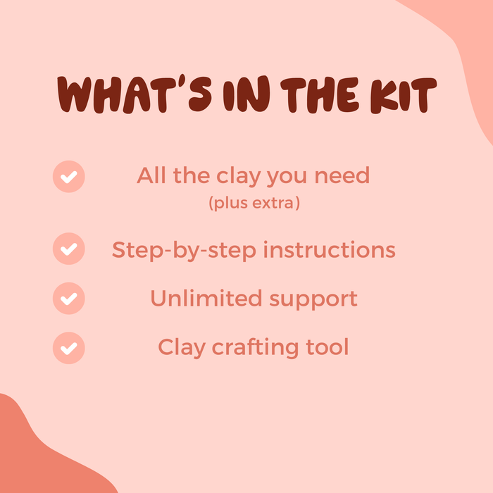 Moon Bunny Clay Crafting Kit