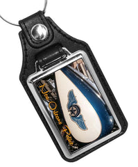 New Orleans Police Department Motorcycle Unit Design Faux Leather Key Ring
