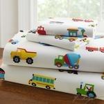 Olive Kids Trains, Planes, Trucks Full Sheet Set-Fussbudget.com