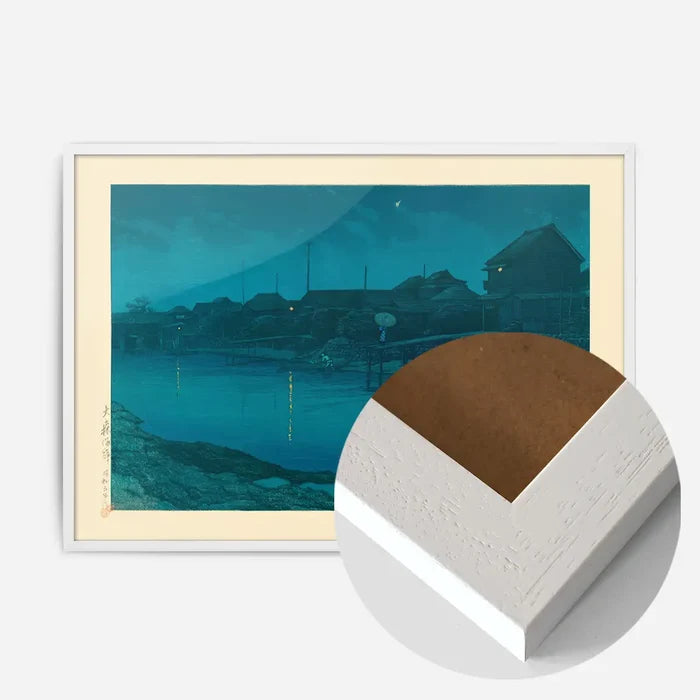 21x30cm | 8¼ x 11¾in / White Wood Frame