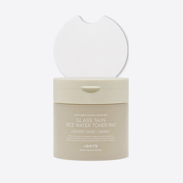 OOTD Glass Skin Rice Water Toner Pad 70 pads