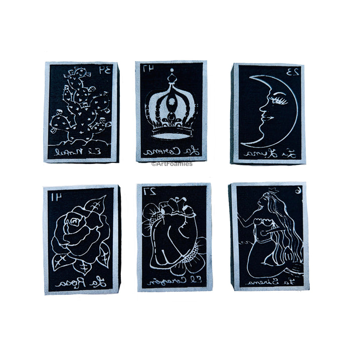 Patty McFarlane | Loteria | Foam Stamps - Set of 6