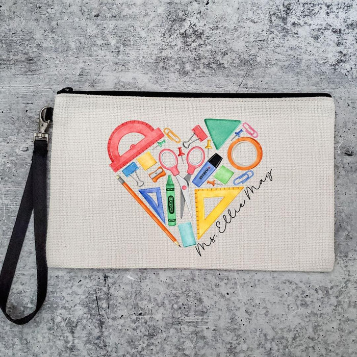 Personalized Teacher Tote Bag - Preschool Teacher Appreciation Gift - Custom Teacher Appreciation Gift Bag - End of Year Gift From Child