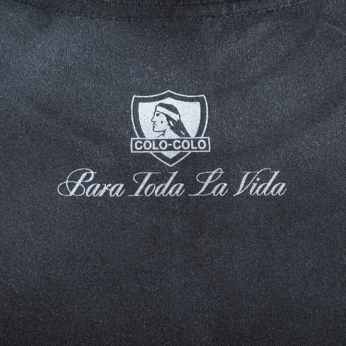 Polera Colo-Colo Urbano "Para Toda la Vida" Negro