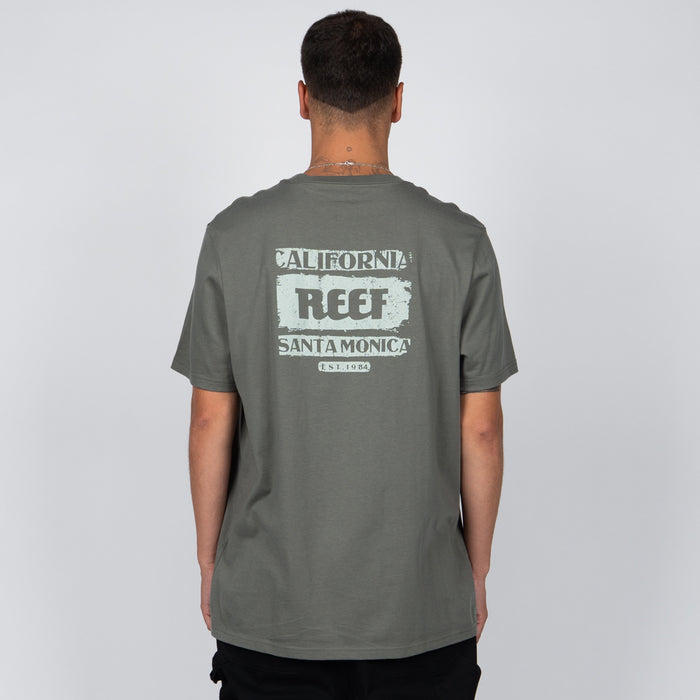 Polera Reef Men Santa Monica Green