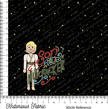 Son of a Nutcracker / Cotton Lycra / 30x36