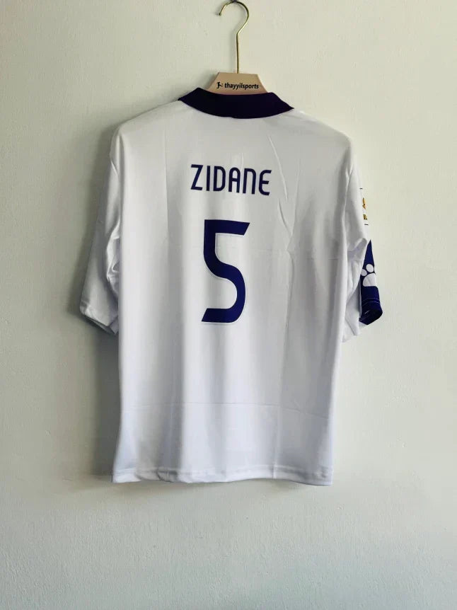 REAL MADRID 1997-98 HOME KIT ZIDANE FIVESLEEVE POLO