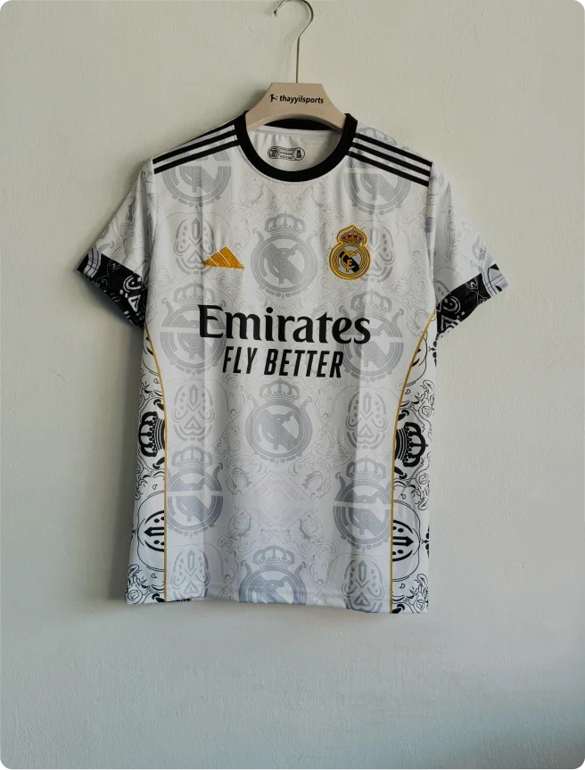 REAL MADRID WHITE AND GOLD SPECIAL EDITION KIT