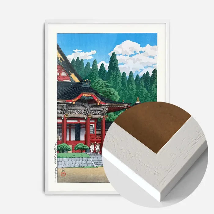 21x30cm | 8¼ x 11¾in / White Wood Frame