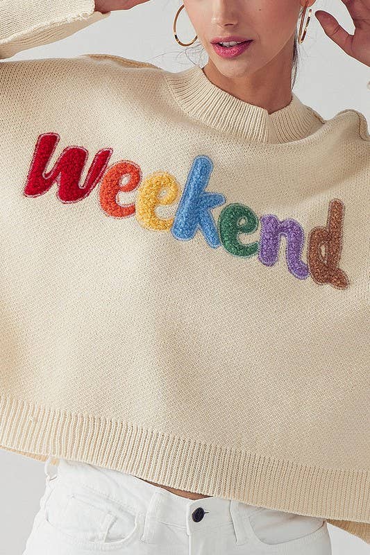Rib Knit Weekend Sweater