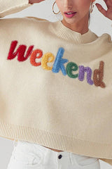 Rib Knit Weekend Sweater