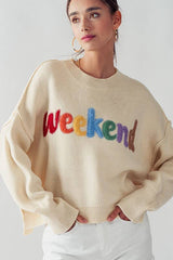 Rib Knit Weekend Sweater
