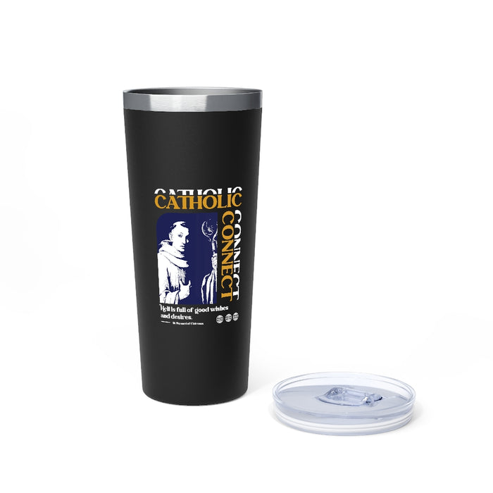 Saint Bernard of Clairvaux  Copper Vacuum Insulated Tumbler