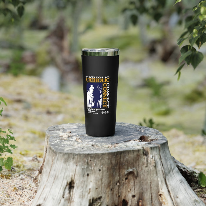 Saint Bernard of Clairvaux  Copper Vacuum Insulated Tumbler