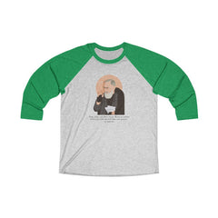 Saint Padre Pio Unisex Baseball Shirt