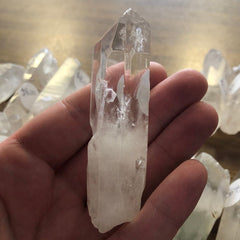 Semi Polished Quartz Point