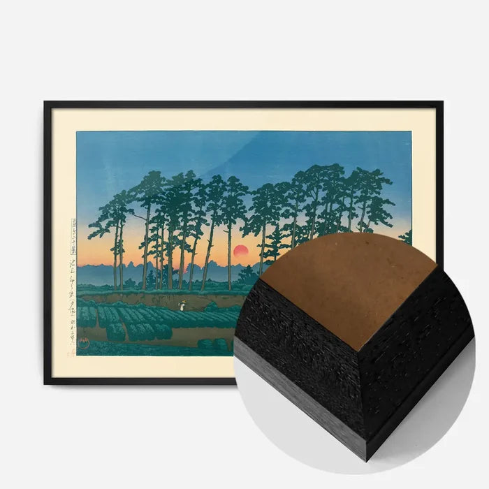 21x30cm | 8¼ x 11¾in / Black Wood Frame
