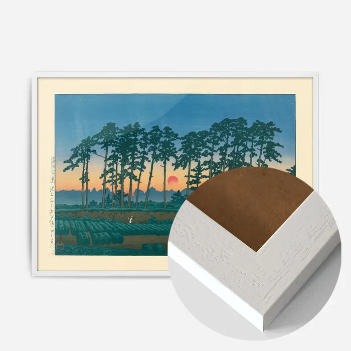 21x30cm | 8¼ x 11¾in / White Wood Frame
