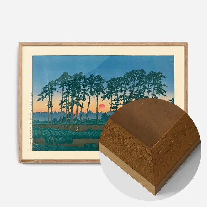 21x30cm | 8¼ x 11¾in / Oak Wood Frame
