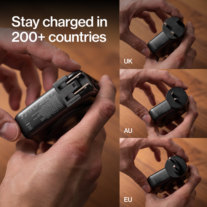 SmartCharge 6-in-1 Travel Charger | Black