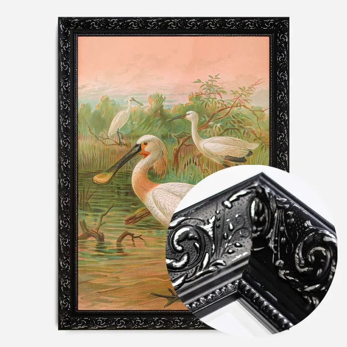 21x30cm | 8¼ x 11¾in / Black Ornate Frame