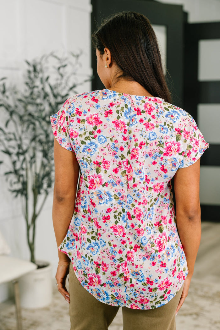Spring Air Floral Print Blouse – alternate view 5