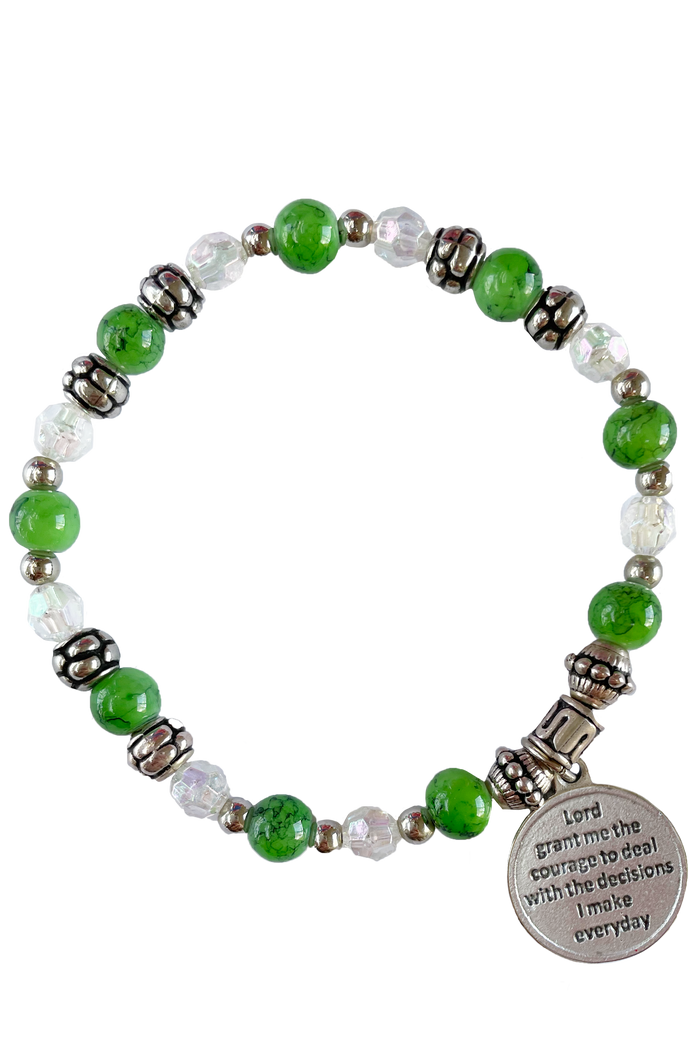 St. Jude Italian Beaded Stretch Bracelet