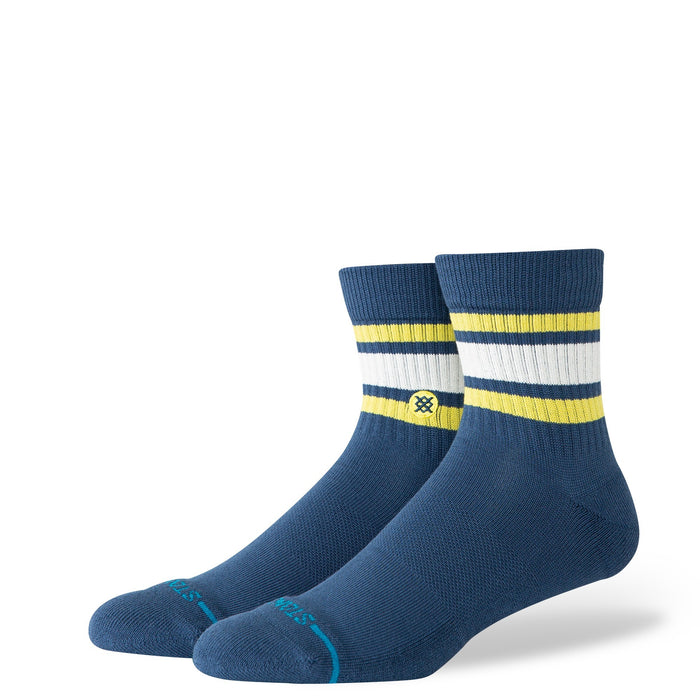 Stance Socks Icon Deep Teal Yellow White