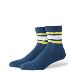Stance Socks Icon Deep Teal Yellow White