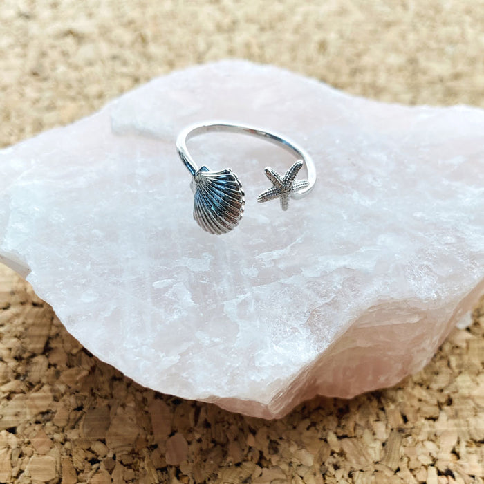 Starfish Scallop Ring