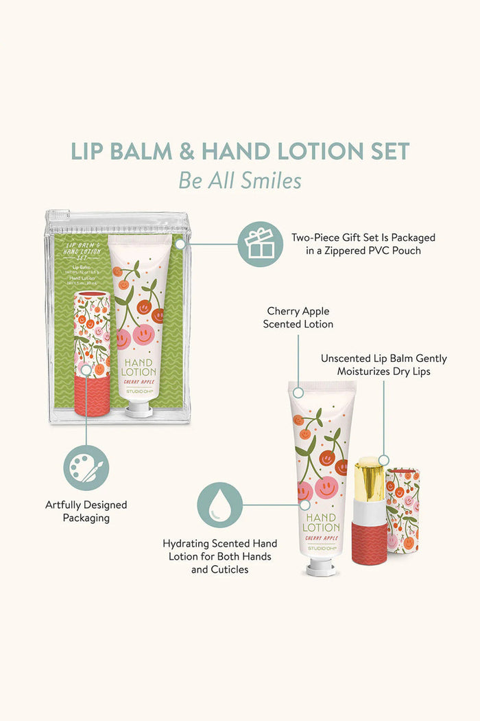 Studio Lip Balm & Lotion Set