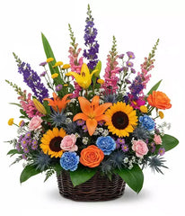 Summer Flower Basket - Bloomex Usa
