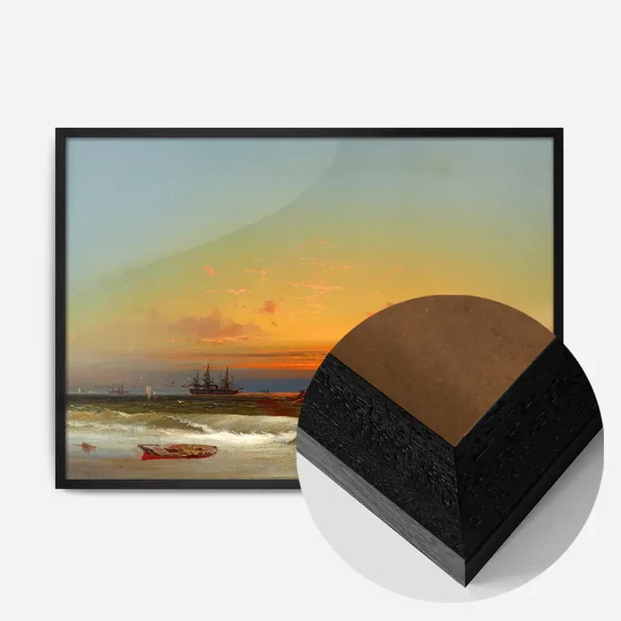 21x30cm | 8¼ x 11¾in / Black Wood Frame