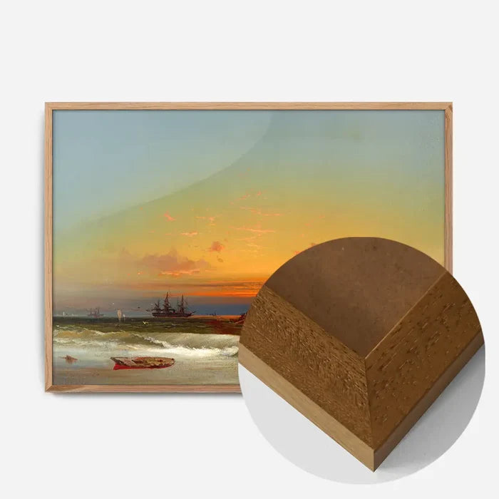 21x30cm | 8¼ x 11¾in / Oak Wood Frame