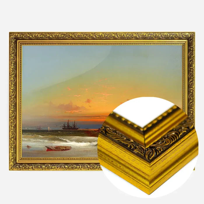 21x30cm | 8¼ x 11¾in / Gold Ornate Frame