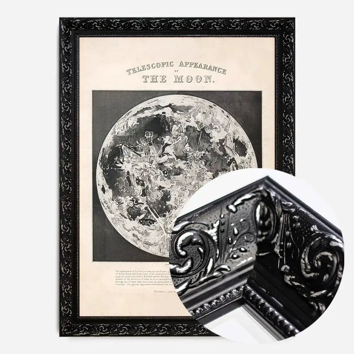 21x30cm | 8¼ x 11¾in / Black Ornate Frame
